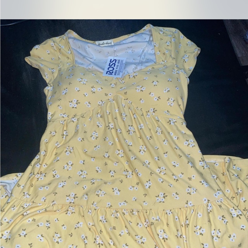 Yellow Floral Dress